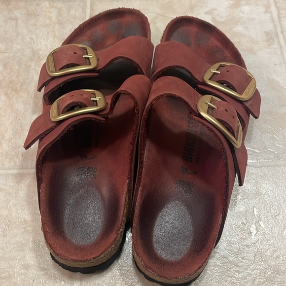 birkenstock arizona big buckle leather Sandal - Picture 8 of 9